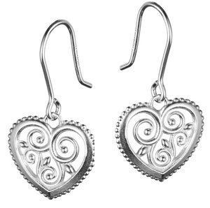 Carina Blomqvist / Lumoava - Hearts (hanging earrings)