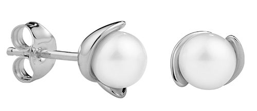 Assi Arnimaa-Leinonen / Kohinoor - Lily (white gold earrings)