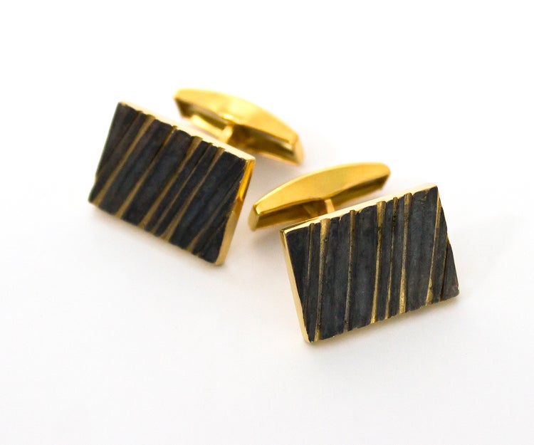 Tommi Salonen / SAVU design - Kelo (cufflinks, gold plated)
